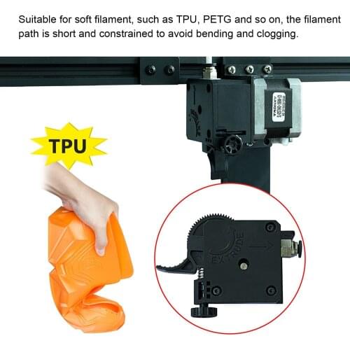 Tronxy 3D Upgrade Parts Assembled Extruder Kit with Stepper Motor and Wire for X5SAPRO/X5SA-400/D01/X5SA-400PRO/X5SA-500