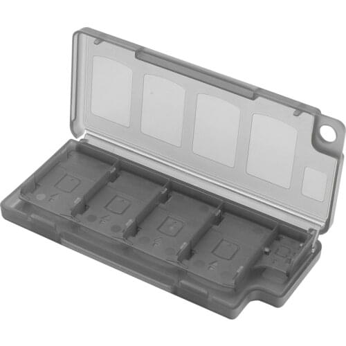 10-in-1 8 Game Cards + 2 TF(micro SD) Cards Stroage Case Game Micro SD Card Case Dustproof Box Container For Nintendo Switch