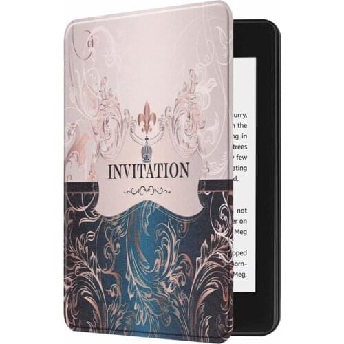 For Kindle Paperwhite Case Smart Cover for Kindle 10th 2018 Hard Case Generation Waterproof Flip E-book Shell Capa