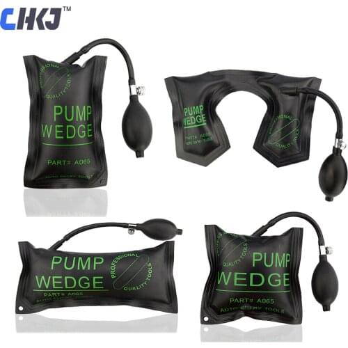 CHKJ 4pcs/lot Pump Wedge Locksmith Tools Thicken Car Air Wedge Airbag Door Lock Pick Tool Inflatable Shim Gasket Free Shipping