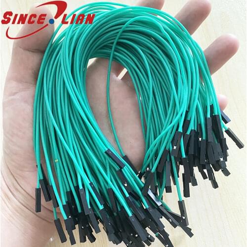 100Pcs Double-headed Female To Female Dupont Wire For Arduino Silicone Jumper Cable 26awg high-temperature silicone wire