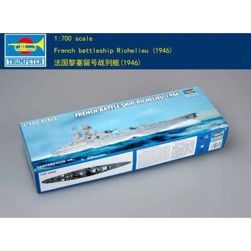 Trumpeter 1/700 05751 French Battleship Richelieu 1946