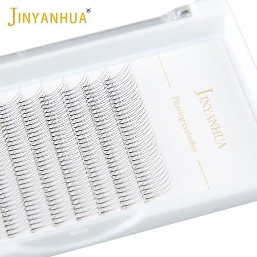 2d 3d Soft Natural Mink Eyelashes 3/12row Each Box Handmade Premade Volume Fans Eyelash Extension Maquillage Femme False Lashes