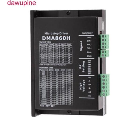 Dawupine Stepper Motor Controller Leadshine DMA860H 2-phase Digital Stepper Motor Driver 36-75VAC 7.2A MA860