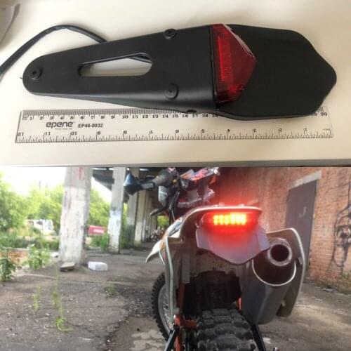 Motorcycle LED Tail Light&Rear Fender Stop Enduro Taillight MX Trail Supermoto FOR KTM CR EXC WRF 250 400 426 450