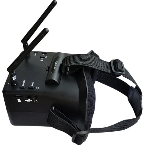 RHD430 5.8G 800*480 4.3inch 40CH Diversity DVR Built-in Battery FPV Goggles for RC Racing Quadcopter Accessories