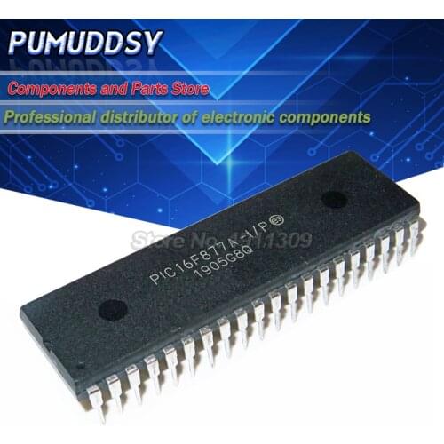 2PCS PIC16F877A-I/P PIC16F877A PIC16F877 16F877A-I/P DIP40 IC
