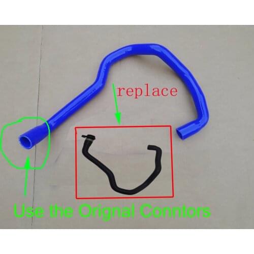 Silicone Coolant Hose Replace BMW 11537545890 Hose cylinder head-thermostat ( Need to use the orignal connetors )