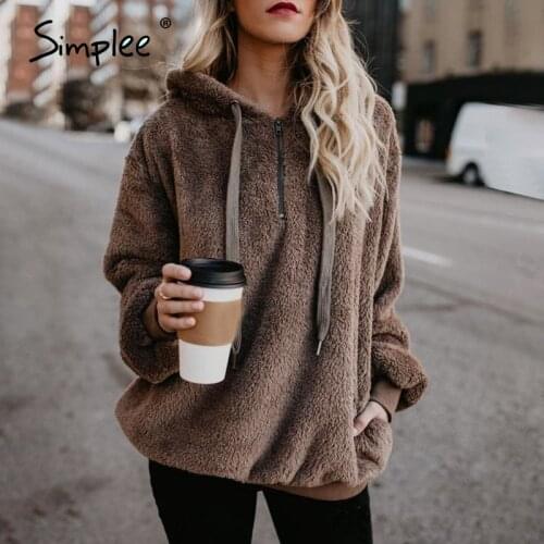 SIMPLEE Women's Fleece Jackets