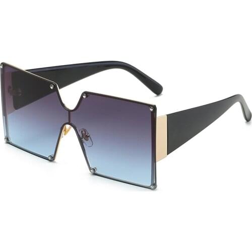 Extra Big Sunglasses for woman and man Ladies oversize Shades Discount Fashion Cheap Designer Cheap Glasses brand Clear Frame