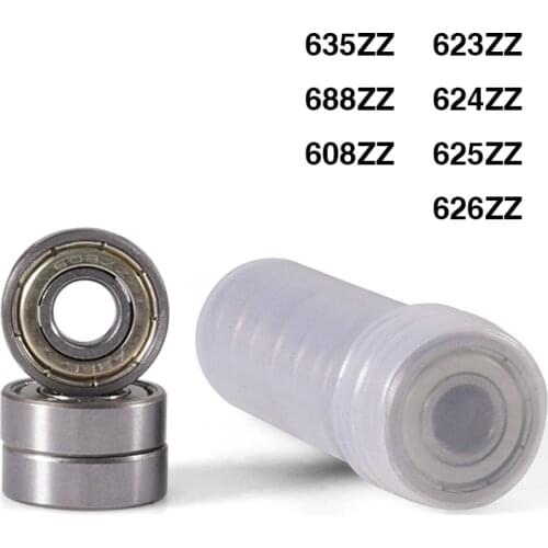 10 Pieces 608ZZ Double Shielded Miniature High-carbon Steel Single Row 608ZZ ABEC-7 Deep Groove Ball Bearing 8*22*7 8x22x7 MM