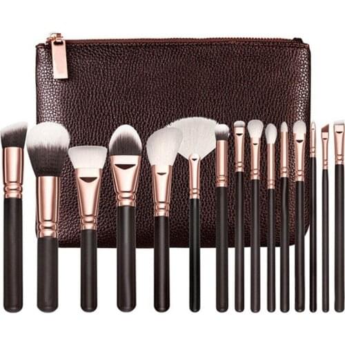 15 Pcs Professional Makeup Brushes Set Comestic Powder Foundation Blush Eyeshadow Eyeliner Lip Make up Brush Tools