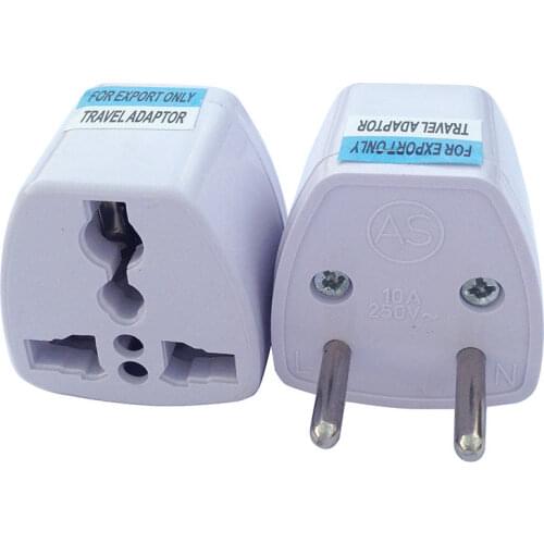 200pcs Travel Charger AC Electrical Power UK AU EU To US Plug Adapter Converter USA Universal Power Plug Adapter Connector