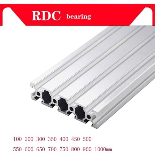 2080 1pcs 2080 Aluminum Profile 2080 Extrusion European Standard Anodized Linear Rail Aluminum Profile 2080 CNC 3D Printer Parts
