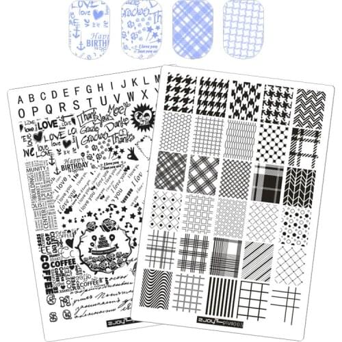 Nails 3D DIY Decorations Nail Stamping Plates Konad Stamping Nail Art Manicure Template Stamp Nail Tools