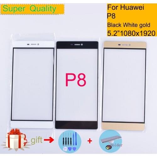 5.2" For Huawei P8 GRA-UL00 GRA-L09 Touch Screen Touch Panel Sensor Digitizer Front Glass Outer LCD LENS P8 Replacement