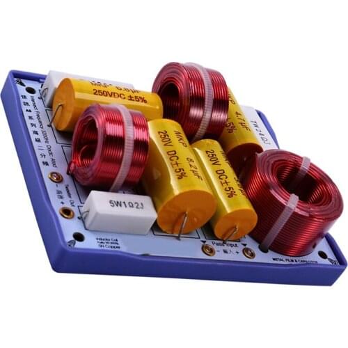 5Ohm-8Ohm Crossover Audio Board 2 Way 150W Treble Bass Speaker Frequency Divider Woofer Tweeter Speaker Filter 3200Hz Frequency
