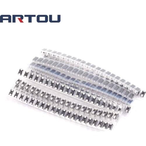 9kinds*20pcs=180pcs SMD Diode Package M1 M2 M4 M7 SS12 SS14 SS34 SS54 FR107