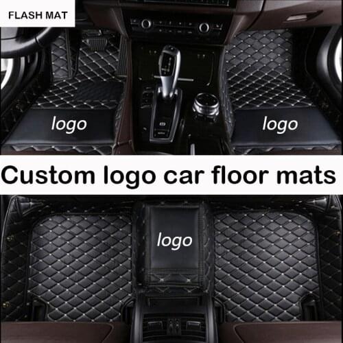 Custom LOGO car floor mats for skoda kodiaq skoda superb 2 3 2013-2018 rapid karoq Octavia auto accessories car mats