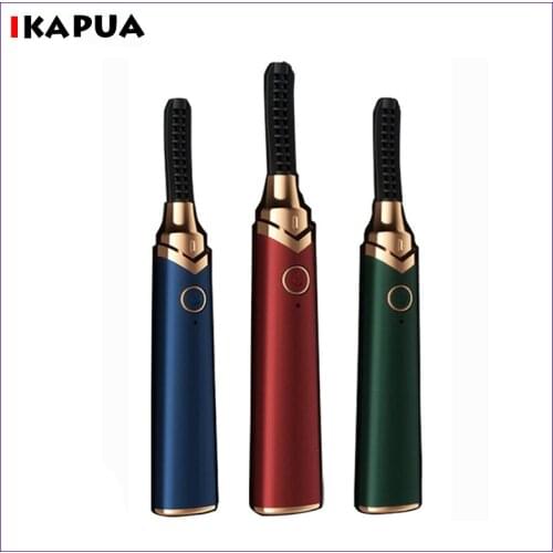 Electric Heated Eyelash Curler USB Rechargeable Eyelashes Curler Quick Heating Natural Eyelash Curler Long Lasting Makeup