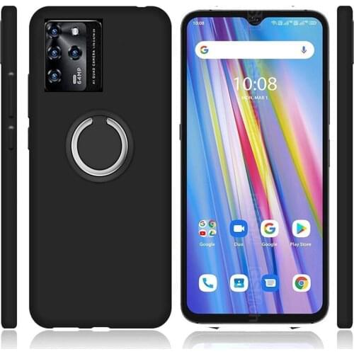 Case For Blade V2020 Smart 8010 Soft Finger Ring Holder Back Soft TPU Case Shockproof Cover For Blade V2020 Smart 8010 Couqe