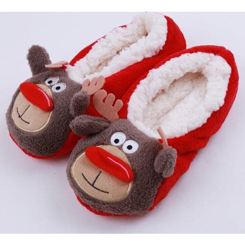 Striped Soft Bottom Home Slippers Warm Shoes Women Men Indoor Floor Slippers Non-slips Shoes For Bedroom House Woman Slippers
