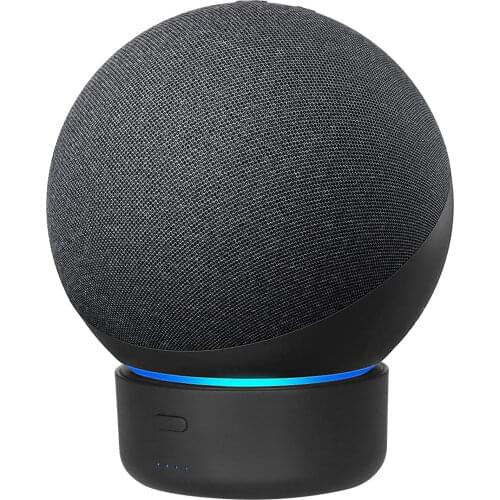 E4 Battery Base for All-new Echo 4th Gen Amazon Alexa Speaker 10000mAh Portable Power Bank for Echo 4 Holder Mount Stand 8H