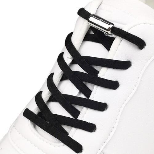 1Pair Elastic Shoe Laces Round No Tie Shoelaces for Kids and Adult Sneakers Shoelace Quick Lazy Laces 16 Color