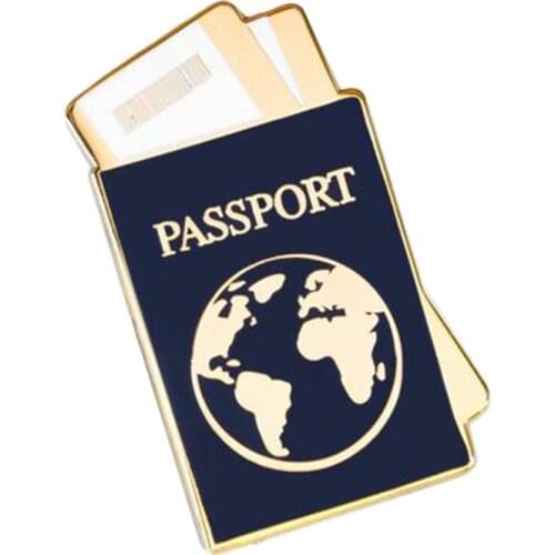Passport Enamel Pin