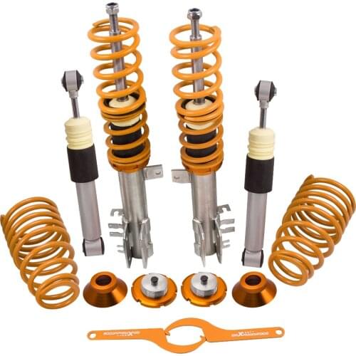 MaXpeedingrods Lowering Coilover Suspension Kit For Fiat 500 Panda Hydrogen Mk2 Mk3 2008-2012 Height Adjustable