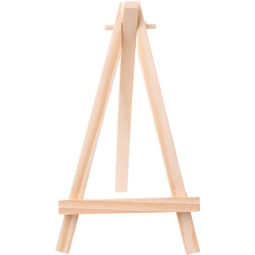 Mini Wooden Tripod Easel Display Painting Stand Card Canvas Holder Wedding Party