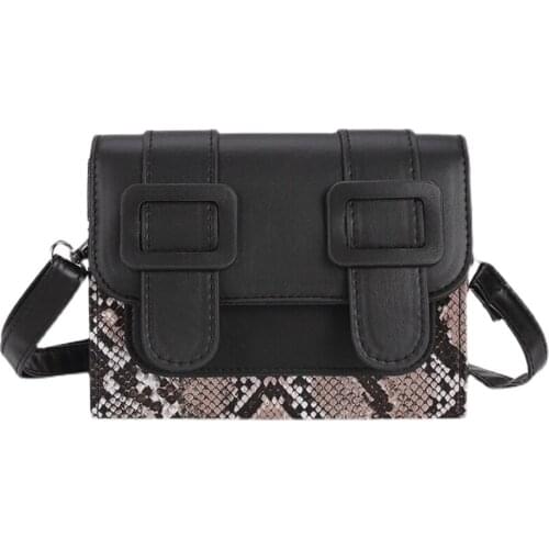 Fashion designer Shoulder Bags Retro Casual Women crossbody Bag Female Leather Serpentine small Handbag for Women 2021