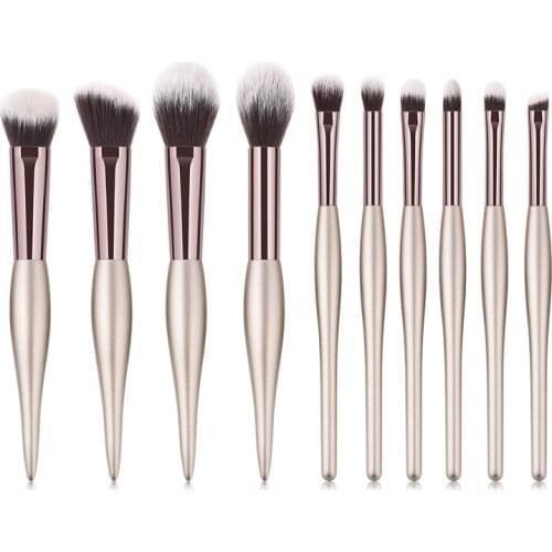 10Pcs/set Makeup Brushes Set Highlighter Foundation Lip Eye Micro Brush Applicator For Shadows Professional Brushes KIT