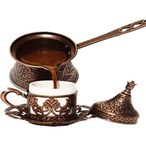 Ottoman Motifs Table Cloth Set (4/6/7/8/10/12 persons) -Historical Cultural Traditional Decors Home Decors Historical Motifs For Nostalgic Presentations Turkish Coffee Flavor Original Sturdy Durable Souvenirs Stylish