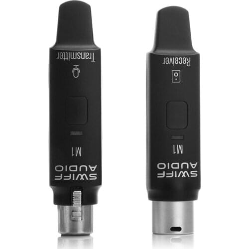 New M1 Wireless Microphone System Transmitter & Receiver 2.4 GHz Digital Technology Long Distance