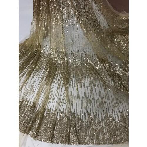 New style African Lace fabric with glitter SYJ-92918 High Quality glitter mesh tulle Fabric
