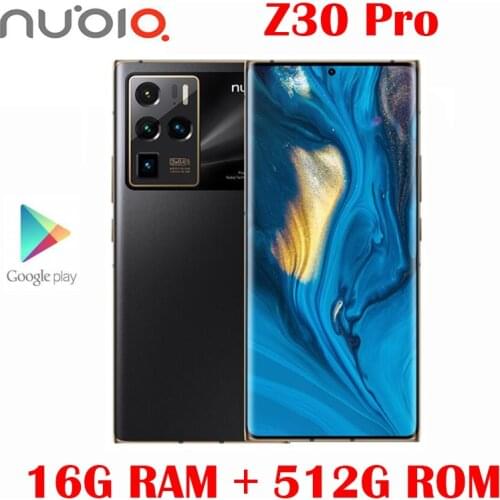 Official Nubia Original New Z30 Pro 5G Cell Phone Snapdragon888 16G RAM 512G ROM 6.67'' AMOLED 120W NEO Charge 64MP Camera NFC