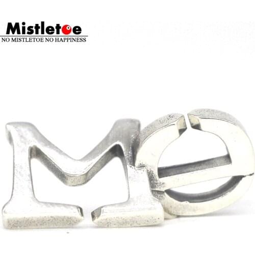 Mistletoe 925 Sterling Silver Me, double silver link X Lock Jewelry