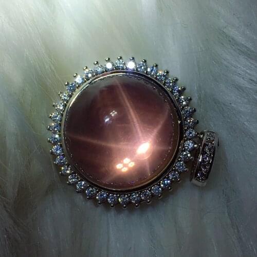 Rose quartz pendants