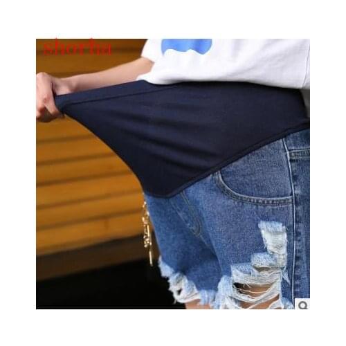 Elastic Waist Maternity Jeans Pants for Pregnancy Clothes Spring Summer New Pregnant Women Pant Maternity Plus Size m-xxl