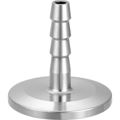 Uxcell 304 Stainless Steel KF25 Flange to 8mm Rubber Hose Barb Adapter for Vacuum