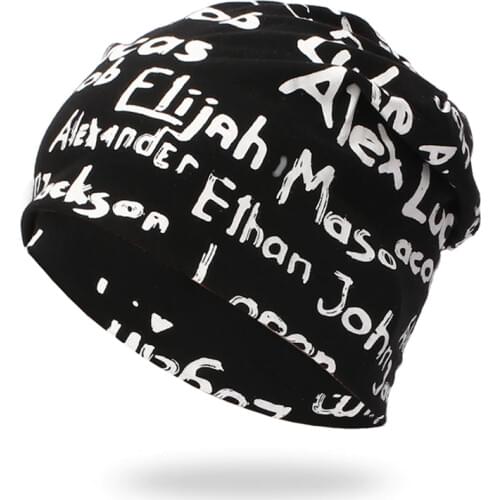 Sports Running Caps Beanie Cap Letter Knit Cotton Hat Headwear Women Men Outdoor Autumn Winter Hiking Warm Hats