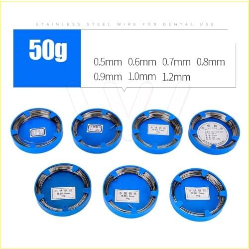 Dental Stainless Steel Wire Orthodontic Surgical Instruments 0.5-1.2mm