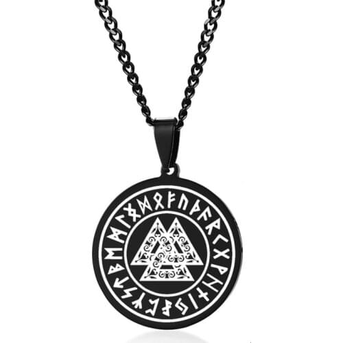 Norse Vikings Pendant Norse Valknut RUNE Necklace Original Amulet Norse Pagan Jewelry