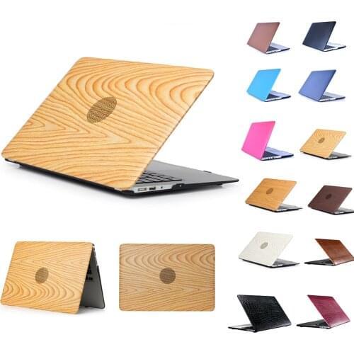 Anti-Scratch PU Leather Hard Case for Macbook 11.6'' 12'' 13.3'' 15.4'' 16'' Waterproof Laptop Sleeve Sticker Cover Protector