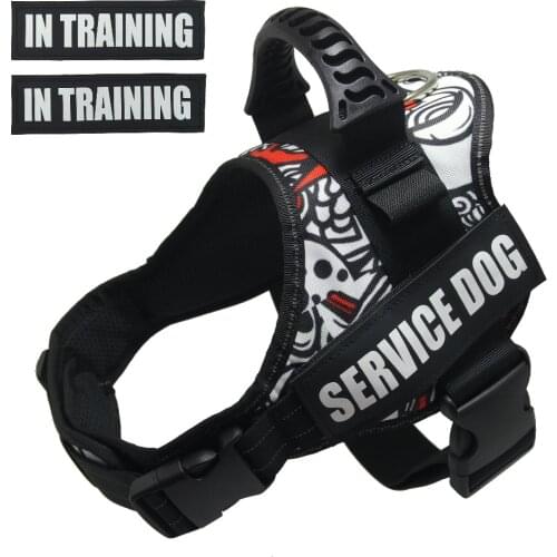 PET-K9 Dog Vest Harness for Service Dogs, Soft Mesh Lining Padded Dog Training Vest for Small Medium to Large Dog Warking, Train