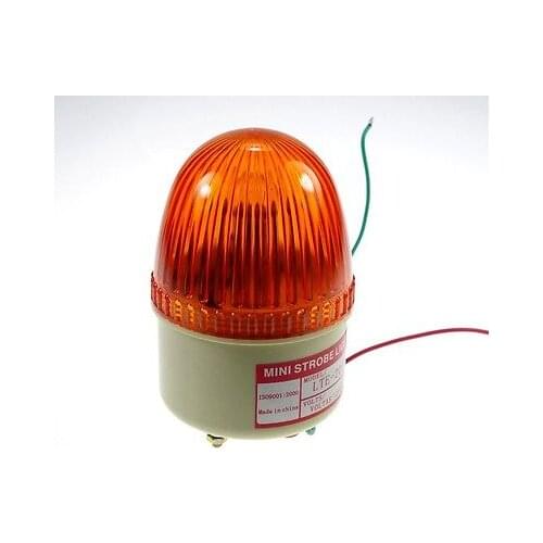 1)12VDC 24VDC 220VAC Yellow RED blue green Caution Light MINI Beacon Warning Signal Light Lamp Spiral Fixed