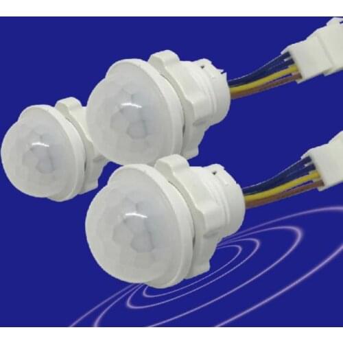 110v 220v Sensitive Night Lamps Auto On Off Indoor Outdoor Infrared Light Motion Sensor Time Delay Home Lighting PIR Switch LED