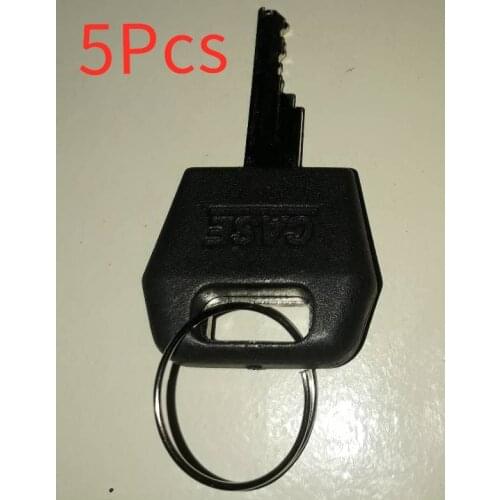 5pc KEY Fof case bobcat D250 Case Skid Steer 760 921 1150G 1845C 5230 85XT Case IH Tractor Excavator