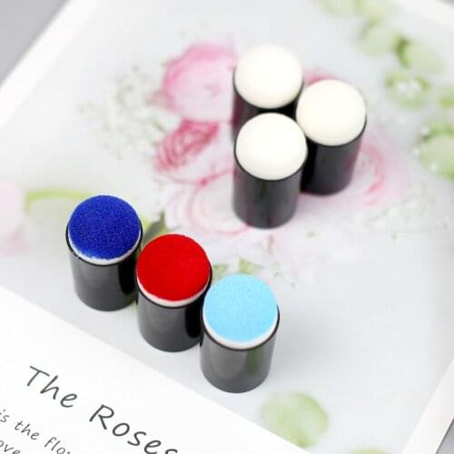 6PCS/LOT DIY Handmade Scrapbooking Stamping Sponge Daubers Tool Ink Pad Painting Kid Finger Multifunctional Drawing Toys